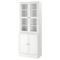 IKEA HAVSTA ХАВСТА, комбинация для хранения с сткл двр, белый, 81x47x212 см 795.347.35 фото thumb №1