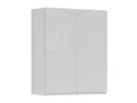 BRW Двухдверный верхний кухонный шкаф Sole 80 см светло-серый глянец, альпийский белый/светло-серый глянец FH_G_80/95_L/P-BAL/XRAL7047 фото thumb №2
