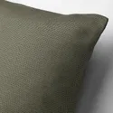 IKEA JORDTISTEL ЙОРДТІСТЕЛ, чохол на подушку, сіро-зелений, 50x50 см 105.307.92 фото thumb №3