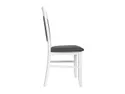 BRW М'яке крісло Liza екошкіра сірий, Сірий/білий TXK_LIZA-TX098-1-TK_MADRYT_995_GREY фото thumb №3