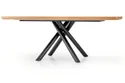 Кухонний стіл розкладний HALMAR DERRICK 160-200x90 см натуральний дуб/чорний фото thumb №11