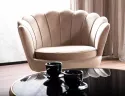 Крісло м'яке оксамитове SIGNAL CAMELLIA 1, Bluvel 28 - бежевий фото thumb №7