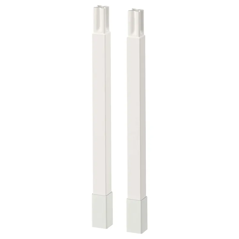 IKEA ENHET ЭНХЕТ, ножки для каркаса, белый, 23,5 см 004.599.13 фото №1