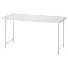 IKEA LAGKAPTEN ЛАГКАПТЕН / SPÄND СПЭНД, письменный стол, белый, 140x60 см 895.636.85 фото