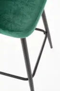 Барный стул HALMAR H96 хокер темно-зеленый фото thumb №6
