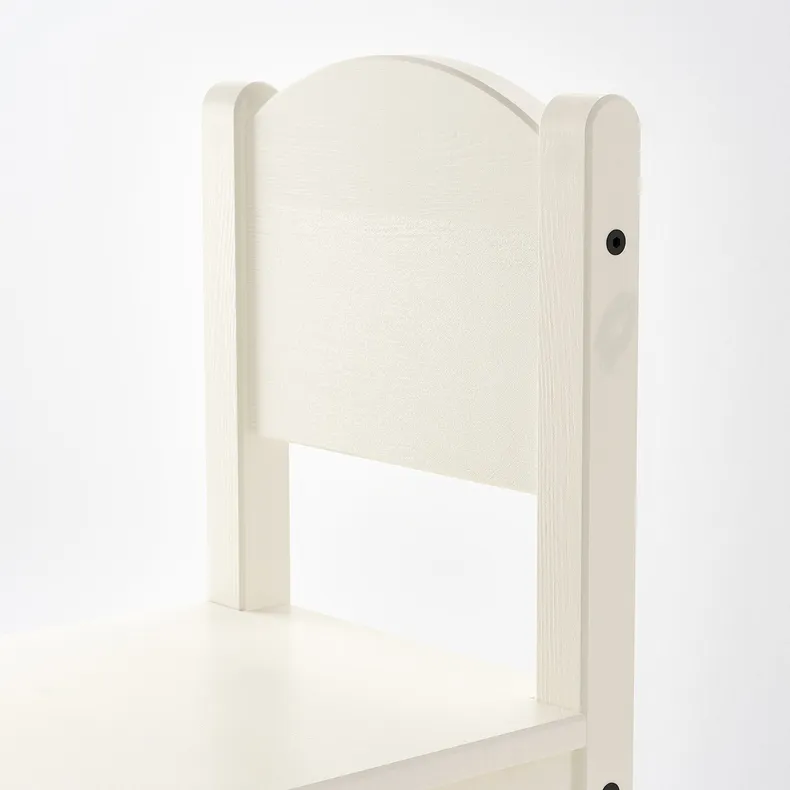 IKEA SUNDVIK СУНДВІК, дитячий стілець, білий 601.963.58 фото №5