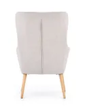 Крісло м'яке HALMAR COTTO світло-сірий фото thumb №5
