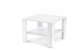 Журнальний стіл HALMAR KWADRO квадратний 70x70 см, білий фото