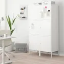 IKEA HÄLLAN ХЭЛЛАН, комбинация для хранения с дверцами, белый, 90x47x167 см 892.493.99 фото thumb №2