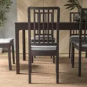 IKEA EKEDALEN ЕКЕДАЛЕН, стілець, темно-коричневий / ОРРСТА світло-сірий 803.407.60 фото thumb №4