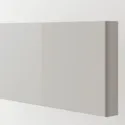 IKEA RINGHULT РІНГХУЛЬТ, фронтальна панель шухляди, глянцевий світло-сірий, 40x10 см 703.271.46 фото thumb №2