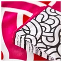 IKEA SÖTRÖNN СОТРЁНН, салфетка бумажная, дизайн белый / черно-розовый, 33x33 см 305.688.64 фото thumb №2