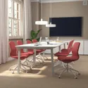 IKEA MITTZON МІТТЗОН, стіл для конференцій, білий, 140x108x75 см 195.333.81 фото thumb №2