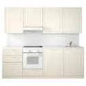 IKEA METOD МЕТОД, кухня, белый крем Maximera / Bodbyn, 240x60x228 см 794.695.94 фото thumb №1