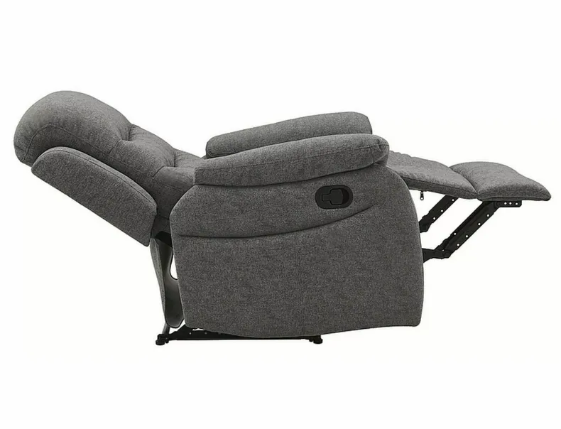 Крісло м'яке розкладне SIGNAL NERON, тканина: сірий фото №5