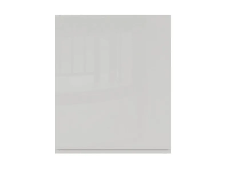 BRW Верхний кухонный шкаф 60 см правый светло-серый глянец, альпийский белый/светло-серый глянец FH_G_60/72_P-BAL/XRAL7047 фото №1