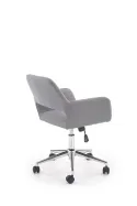 Крісло комп'ютерне офісне обертове HALMAR MOREL, сірий, тканина фото thumb №3