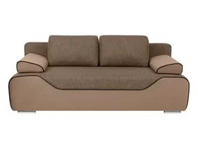 BRW Трехместный диван-кровать Gaja с ящиком для хранения коричневый, Арне 34 Коричневый/Блювель 40 Бежевый/Блювель 48 Коричневый SO3-GAJA-LX_3DL-G2_BA6AB3 фото