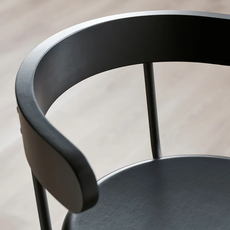 IKEA YNGVAR ІНГВАР, барний стілець, антрацит, 75 см 604.007.45 фото №8