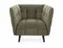 Кресло мягкое SIGNAL CASTELLO 1 Brego, ткань: оливковый / венге фото