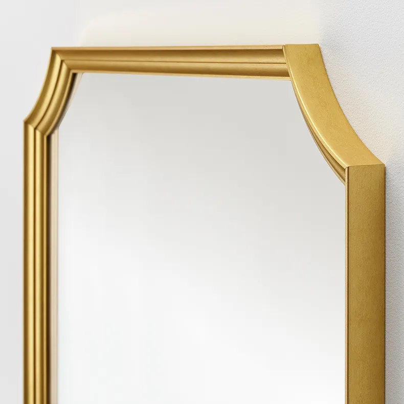 IKEA SVANSELE СВАНСЕЛЕ, дзеркало, золотавий, 78x78 см 304.337.47 фото №4