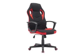 Крісло комп'ютерне обертове SIGNAL DAKAR, червоний / чорний фото