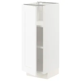 IKEA METOD МЕТОД, напольный шкаф с полками, белый Энкёпинг / белая имитация дерева, 30x37 см 894.733.74 фото