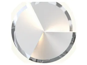 BRW Стельовий світлодіодний світильник Trapani LED 20,5 см з диммером сріблястий 091122 фото