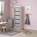 IKEA TROFAST ТРУФАСТ, комбинация д / хранения+контейнеры, белый / серый, 46x30x145 см 995.333.20 фото thumb №2