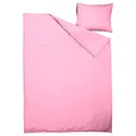 IKEA PILTANDVINGE ПІЛТАНДВНГЕ, підковдра та наволочка, блідо-рожевий, 150x200/50x60 см 005.791.47 фото thumb №5