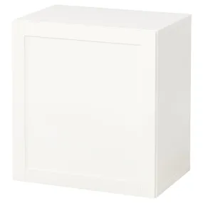 IKEA BESTÅ БЕСТО, комбинация настенных шкафов, белый / Ханвикен белый, 60x42x64 см 594.320.59 фото