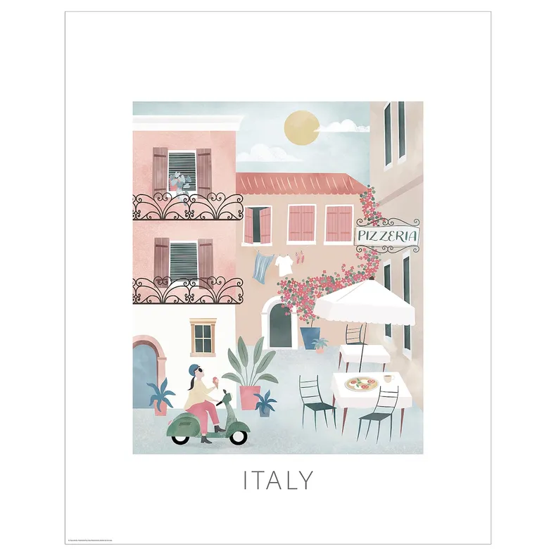 IKEA BILD БІЛЬД, постер, ілюстрація, Італія, 40x50 см 105.816.87 фото №1