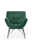 Крісло м'яке HALMAR BELTON темно-зелений (1шт=1шт) фото thumb №6
