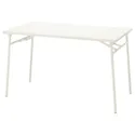 IKEA TORPARÖ ТОРПАРЕ, стіл, для вулиці, білий / розкладний, 130x74 см 704.207.57 фото thumb №1