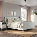 IKEA IDANÄS ИДАНЭС, каркас кровати с ящиками, белый / Линдбоден, 160x200 см 794.949.42 фото thumb №2