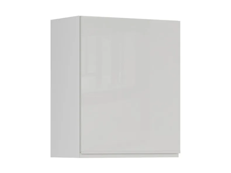 BRW Верхний кухонный шкаф 60 см правый светло-серый глянец, альпийский белый/светло-серый глянец FH_G_60/72_P-BAL/XRAL7047 фото №2