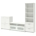 IKEA BRIMNES БРИМНЭС, шкаф для ТВ, комбинация, белый, 258x41x190 см 891.843.31 фото thumb №1