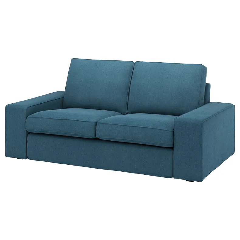 IKEA KIVIK КІВІК, 2-місний диван, Талміра блакитна 394.847.61 фото №1