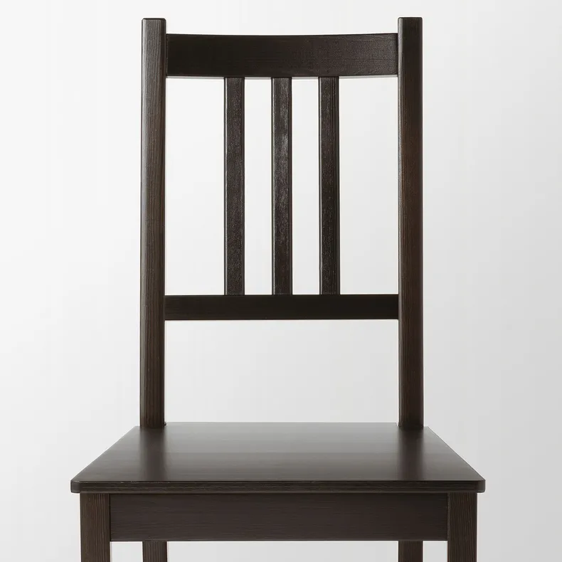 IKEA STEFAN СТЕФАН, стул, коричнево-чёрный 002.110.88 фото №6