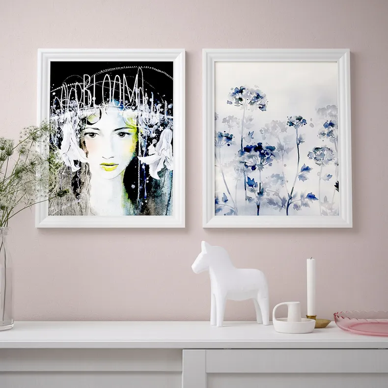 IKEA BILD БИЛЬД, постер, Полуночный цветок, 40x50 см 404.421.38 фото №2