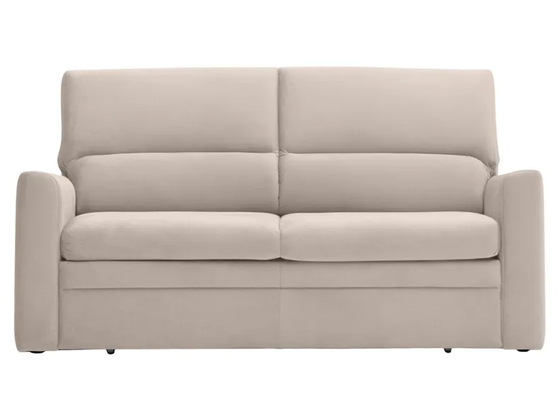 BRW тримісний диван Fulla розкладний з ящиком для зберігання велюровий бежевий, Елемент 17/N7 SO3-FULLA-3FBK-GA2_B949C9 фото №1