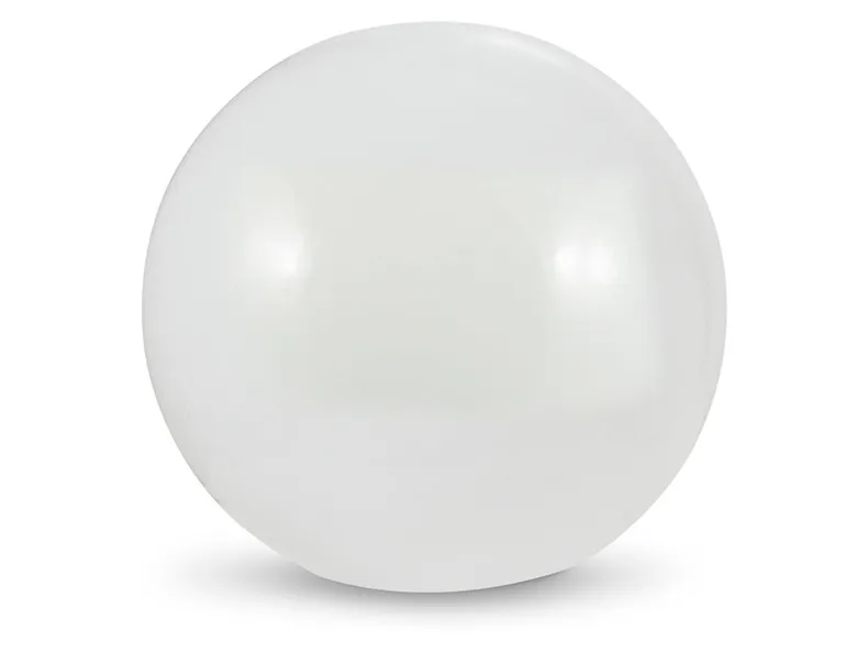 BRW Світлодіодна RGB пластикова сонячна лампа-сфера біла 093249 фото №1