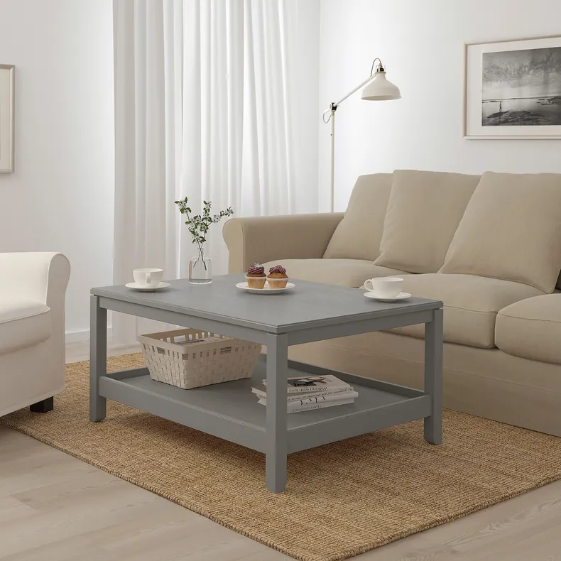 IKEA HAVSTA ХАВСТА, журнальний столик, сірий, 100x75 см 004.142.03 фото №2