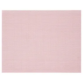 IKEA FLYGFISK ФЛЮГФИСК, салфетка под прибор, бледно-розовый, 38x30 см 405.692.50 фото