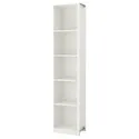 IKEA PAX ПАКС, додаткова кутова секція, 4 полиці, білий, 53x35x236 см фото thumb №1