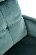 Крісло реклайнер м'яке розкладне HALMAR FELIPE 2, темно-зелений фото thumb №10