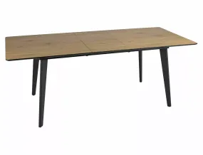 Стол обеденный SIGNAL RENE 160(200)х90 дуб/черный фото