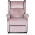 Крісло реклайнер оксамитове MEBEL ELITE SIMON Velvet, рожевий фото thumb №2
