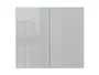 Кухонный шкаф BRW Top Line 80 см двухдверный серый глянец, серый гранола/серый глянец TV_G_80/72_L/P-SZG/SP фото
