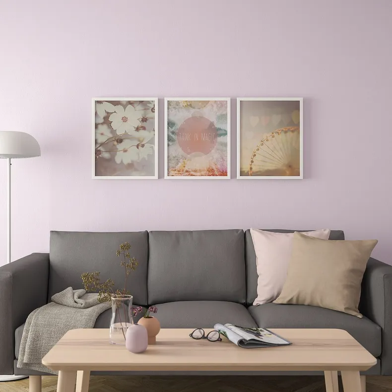 IKEA BILD БІЛЬД, постер, рожевий світ, 40x50 см 304.418.32 фото №2